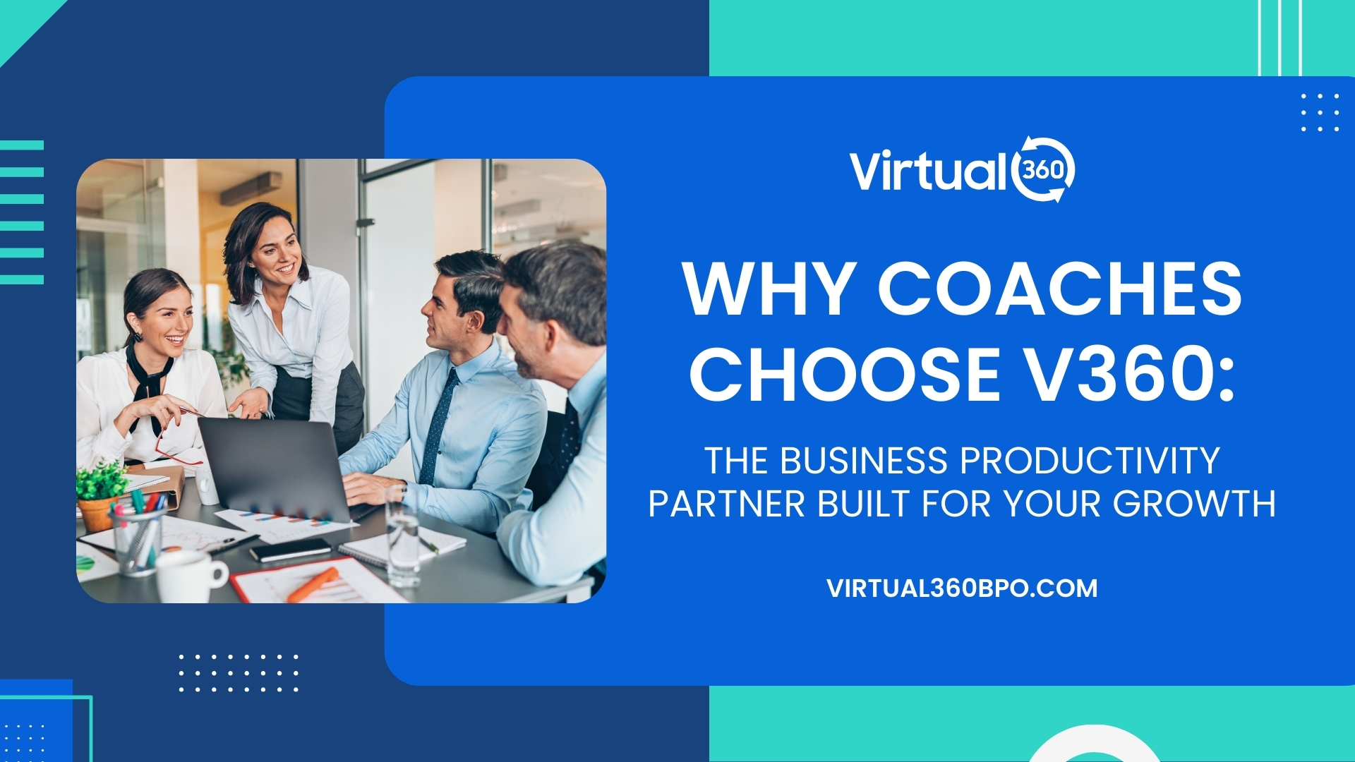 Why Coaches Choose V360: The Business Productivity Partner Built for Your Growth- Website Cover